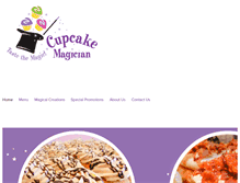 Tablet Screenshot of cupcakemagicianonline.com